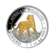 1 oz (31.10 g) srebrna moneta African Wildlife, Leopard, Somalia 2022