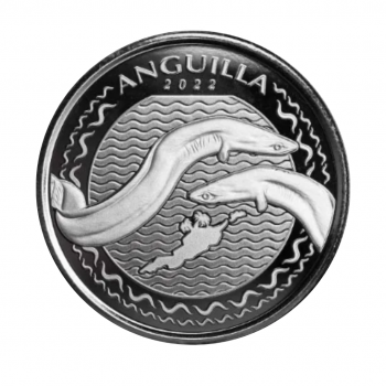 1 oz (31.10 g) sidabrinė moneta Anguilla, Rytų Karibų Salos 2022