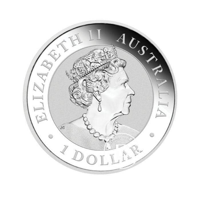 1 oz (31.10 g) sidabrinė moneta Australijos aukso grynuolis - Tikėjimo ranka, Australija 2020