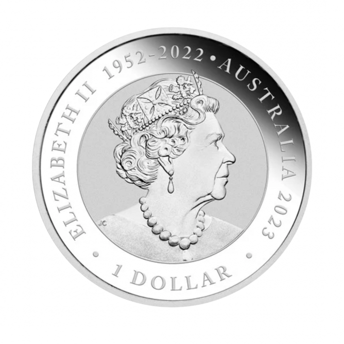 1 oz (31.10 g) sidabrinė PROOF moneta Australijos Gulbė, Australija 2021