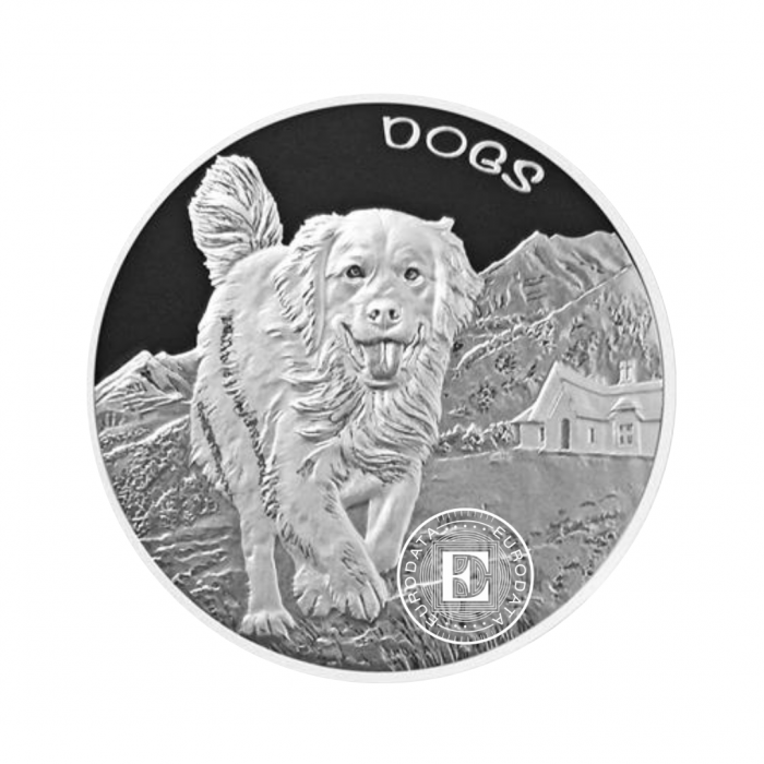 1 oz (31.10 g) srebrna moneta Dogs, Fiji 2022