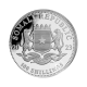 1 oz (31.10 g) sidabrinė moneta Dramblys, Somalis 2023 (dalinai paauksuota)