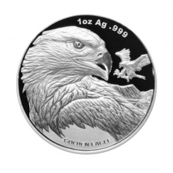1 oz (31.10 g) sidabrinė moneta Golden Eagle, Samoa 2023