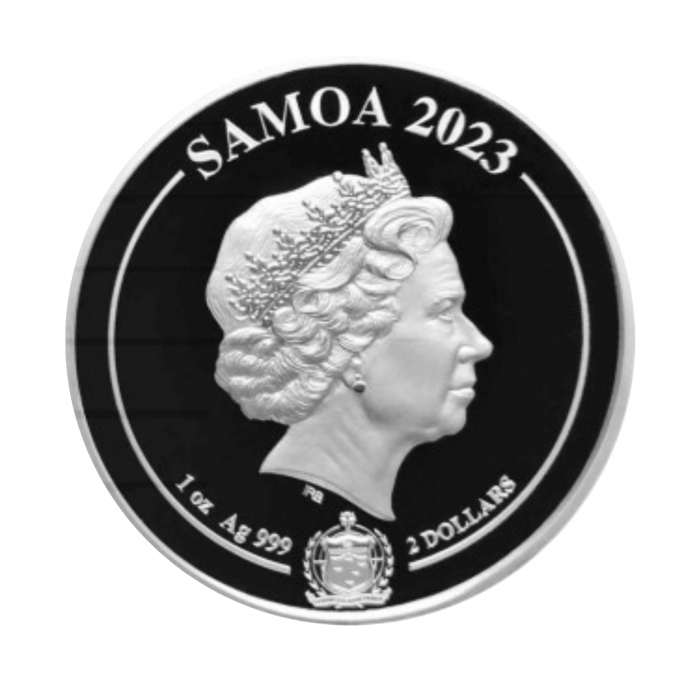 1 oz (31.10 g) pièce Golden Eagle, Samoa 2023