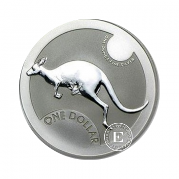 1 oz (31.10 g) srebrna moneta Kangaroo RAM, Australia 2006