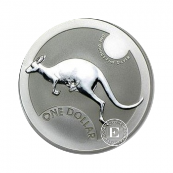 1 oz (31.10 g) silbermünze Kangaroo RAM, Australia 2006