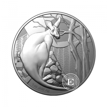 1 oz (31.10 g) sidabrinė moneta Kengūra RAM, Australija 2022