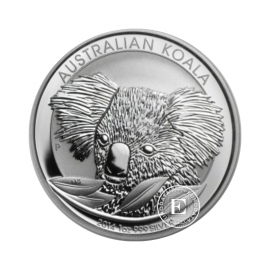 1 oz (31.10 g) srebrna moneta Koala, Australia 2014