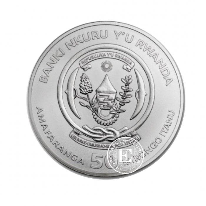 1 oz (31.10 g) srebrna moneta Nautical Once - HMS Endeavor, Rwanda 2018