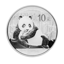 1 oz (31.10 g) silbermünze Panda, China 2015