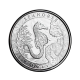 1 oz (31.10 g) srebrna moneta Seahorse , Samoa 2021