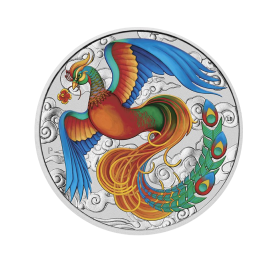 1 oz (31.10 g) pièce coloré Australian Phoenix, Australia 2022