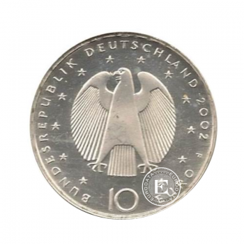 10 eurų sidabrinė moneta, Vokietija (2002-2010)