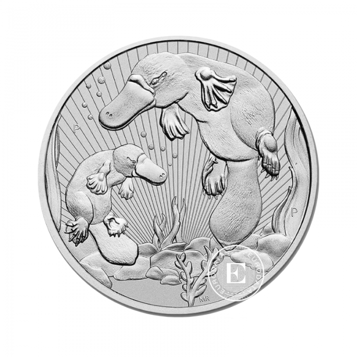 2 oz (62.20 g) silver coin Next Generation, Piedfort Platypus, Australia 2021