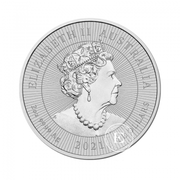 2 oz (62.20 g) sidabrinė moneta Next Generation, Piedfort Platypus, Australija 2021