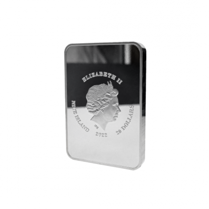 250 g sidabrinė moneta - luitas Stone X 999.9