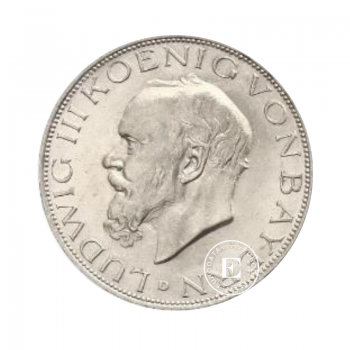 3 marki srebrna moneta Empire, Niemcy (1908 - 1915)