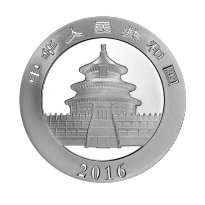 30 g  silver coin Panda, China 2016