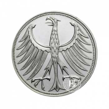 5 marek srebrna moneta, Niemcy (1951-1974)
