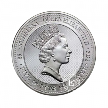 5 oz (155.5 g) sidabrinė moneta The Queen´s Virtues, Truth, Saint Helena 2022
