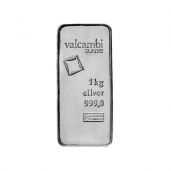 1 kg sidabro luitas Valcambi 999.0