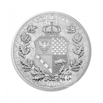 1 oz (31.10 g) sidabrinė moneta Allegories - Galia & Germania, Lenkija 2023