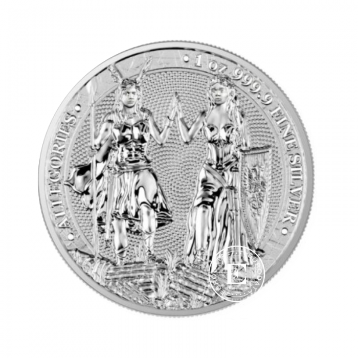 1 oz (31.10 g) silbermünze Allegories - Galia & Germania, Poland 2023