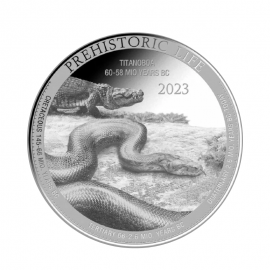 1 oz (31.10 g) silver coin Prehistoric Life - Titanoboa, Congo 2023