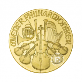 1 oz (31.10 g) gold coin Philharmoniker, Austria 1989