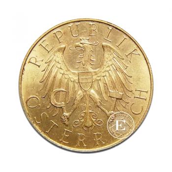 25 Schilling (5.29 g) gold coin, Austria 1926-1938