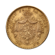 5.81 g 20 Frankių auksinė moneta Leopoldas II, Belgija 1876-1882