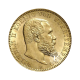 10 mark (3.58 g) gold coin Wilhelm II King of Wurttemberg, Germany 1872-1913