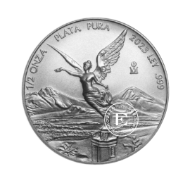 1/2 oz (15.55 g) sidabrinė moneta Laisvės angelas, Meksika 2023
