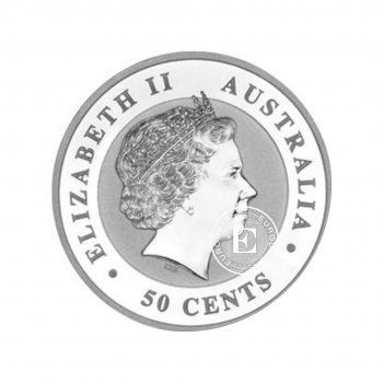 1/2 oz (15.55 g) sidabrinė moneta Koala, Australija 2012