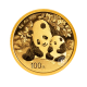 8 g auksinė moneta Panda, Kinija 2024