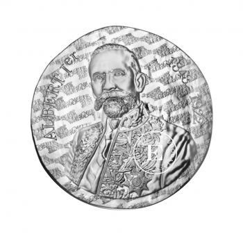 10 Eur (22.20 g) sidabrinė PROOF moneta Monako kunigaikštis Albertas I, Prancūzija 2022 (su sertifikatu)