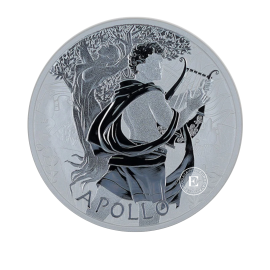 1 oz (31.10 g) sidabrinė moneta Olimpo dievai – Apolonas, Tuvalu 2023