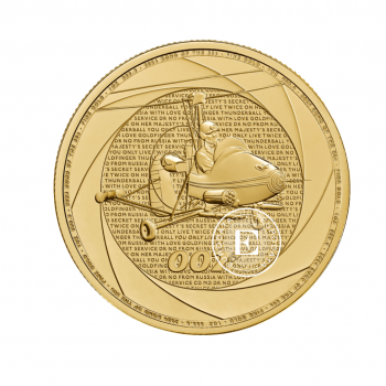 1 oz (31.10 g) auksinė moneta Šeši 007 dešimtmečiai – 60-ųjų James Bondas, Didžioji Britanija 2024