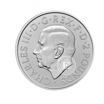 1 oz (31.10 g) sidabrinė moneta Šeši 007 dešimtmečiai – 60-ųjų James Bondas, Didžioji Britanija 2024