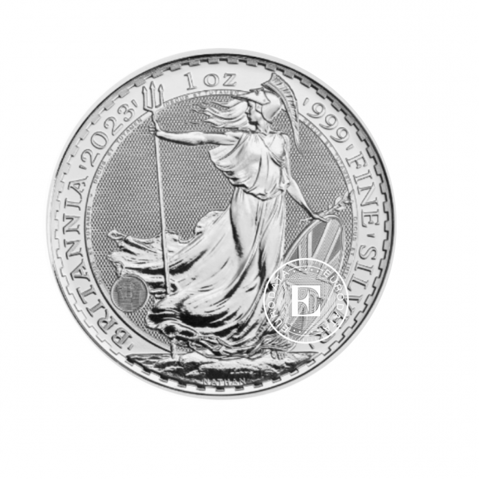 1 oz (31.10 g) silver coin Britannia - Queen Elizabeth II, Great Britain 2023