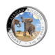1 oz (31.10 g) srebrna kolorowa moneta African wildlife - Elephant, Somalia 2024