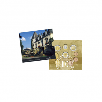 7.88 Eur apyvartinių monetų rinkinys Diekirch, Liuksemburgas 2012