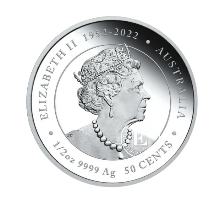 1/2 oz (15.55 g) sidabrinė moneta Lunar III - Drakono metai, Australija 2024
