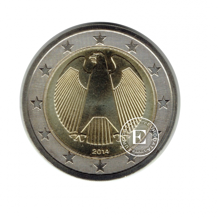 2 Eur coin Federal Republic of Germany - A, Germany 2014 (from circulation)