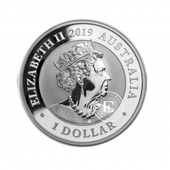 1 oz (31.10 g) sidabrinė moneta Gulbė, Australija 2019