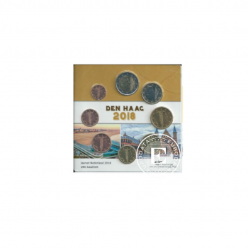 3.88 Eur apyvartinių monetų rinkinys Den Haag, Nyderlandai 2018