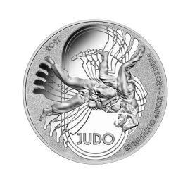 10 Eur (22.20 g) srebrna PROOF moneta Olympic Games -  Judo, Francja 2021 (z certyfikatem)