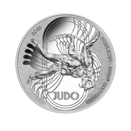 10 Eur (22.20 g) silver PROOF coin Olympic Games -  Judo , France 2021 (with certificate)