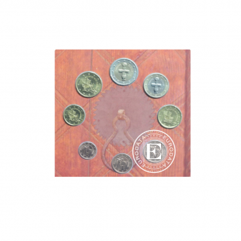 3.88 Eur apyvartinių monetų rinkinys Religiniai paminklai, Kipras 2017