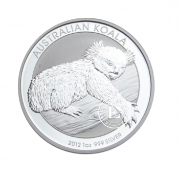 1/2 oz (15.55 g) sidabrinė moneta Koala, Australija 2012